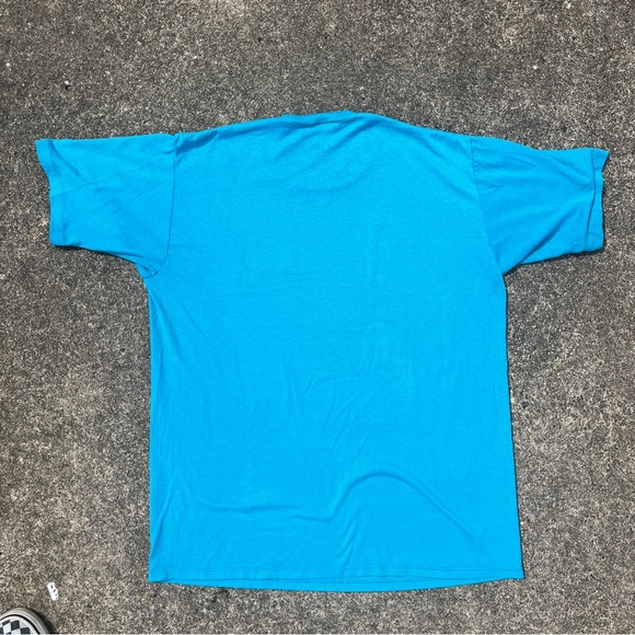 Vintage Blue Jerzees Rehoboth Beach Delaware Single Stitch T-shirt Size XL - Picture 4 of 4